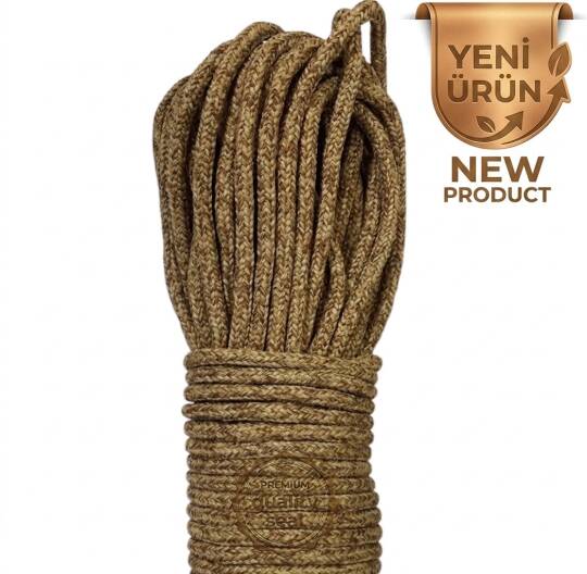 8mm dolgusuz içi boş tress ip- hasır (1kg) - 1