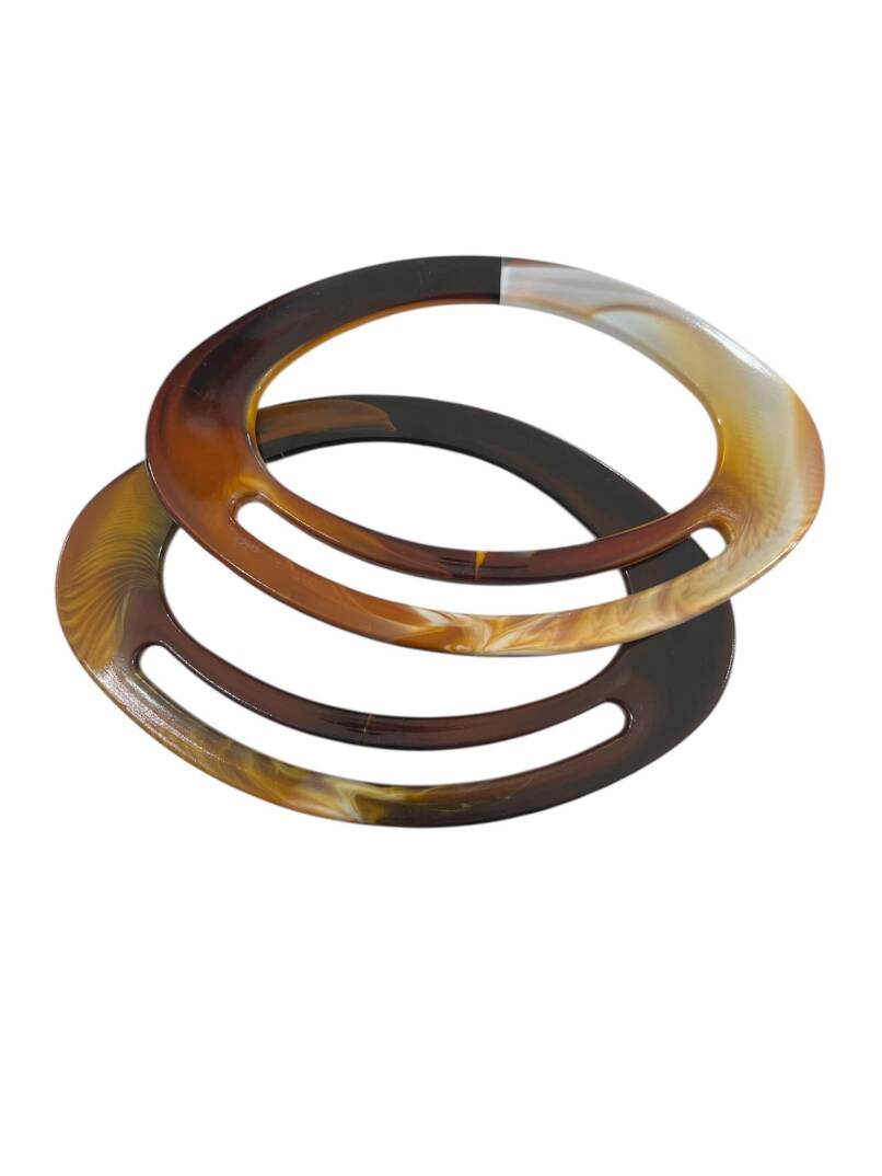 akrilik çanta sapı  oval model - 1