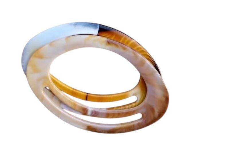akrilik çanta sapı  oval model - 2
