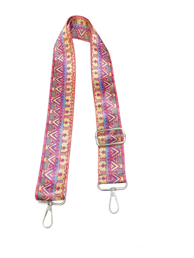 Ayarlanabilir çanta sapı etnik desen- 21 - 2