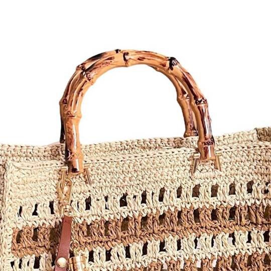 Bambu Görünümlü Çanta Sapı U Model (Çift) - 3