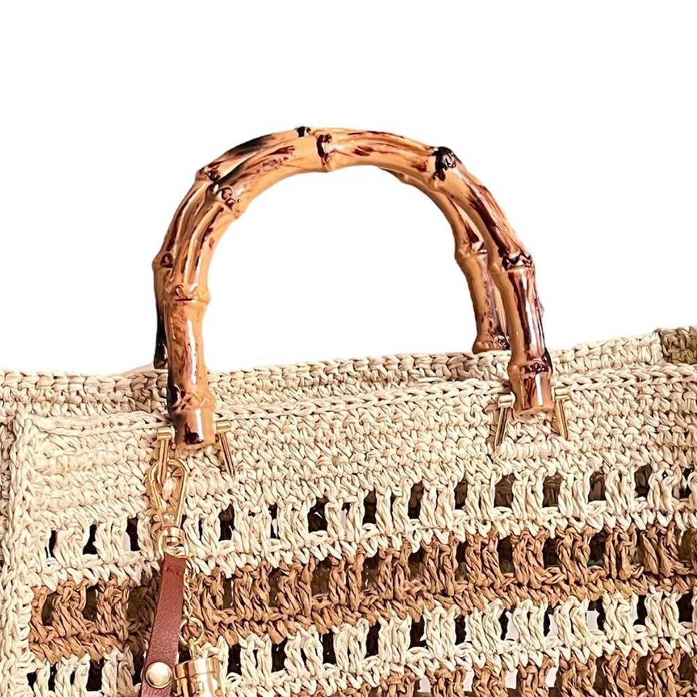 Bambu Görünümlü Çanta Sapı U Model (Çift) - 3