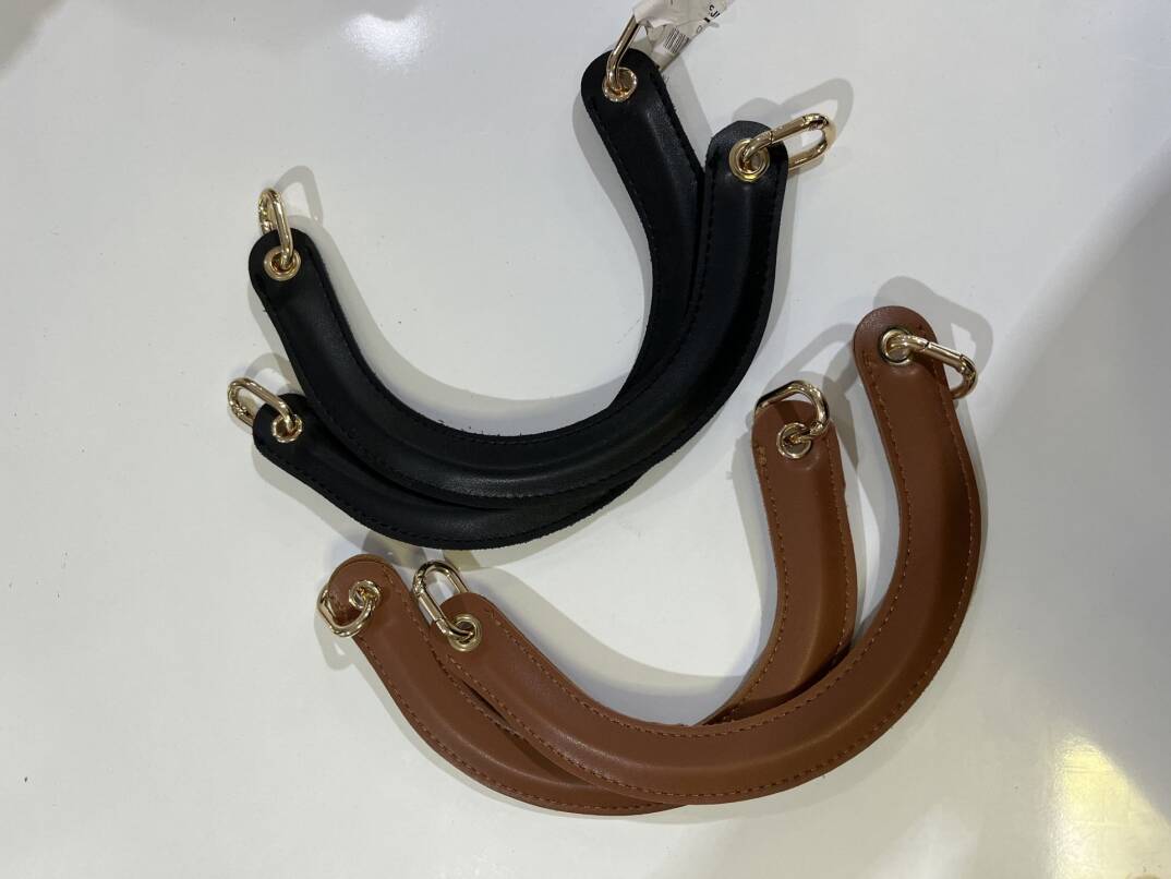 Deri Dior Çanta Sapı C Model Gold Kancalı - 2