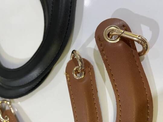 Deri Dior Çanta Sapı C Model Gold Kancalı - 4