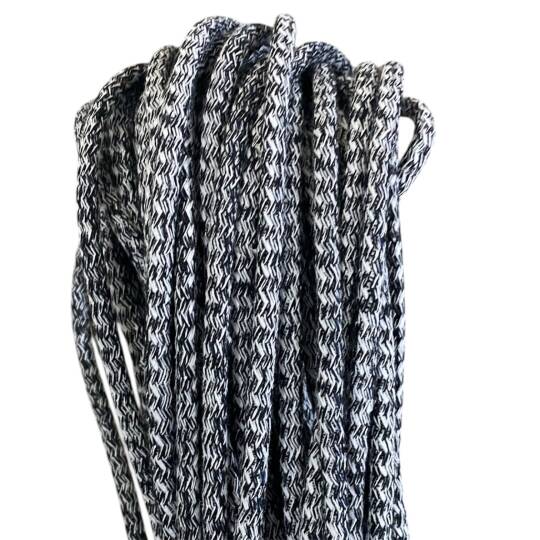 ebruli kordon ip - kırçıllı siyahbeyaz (1 kg 48-50metre)