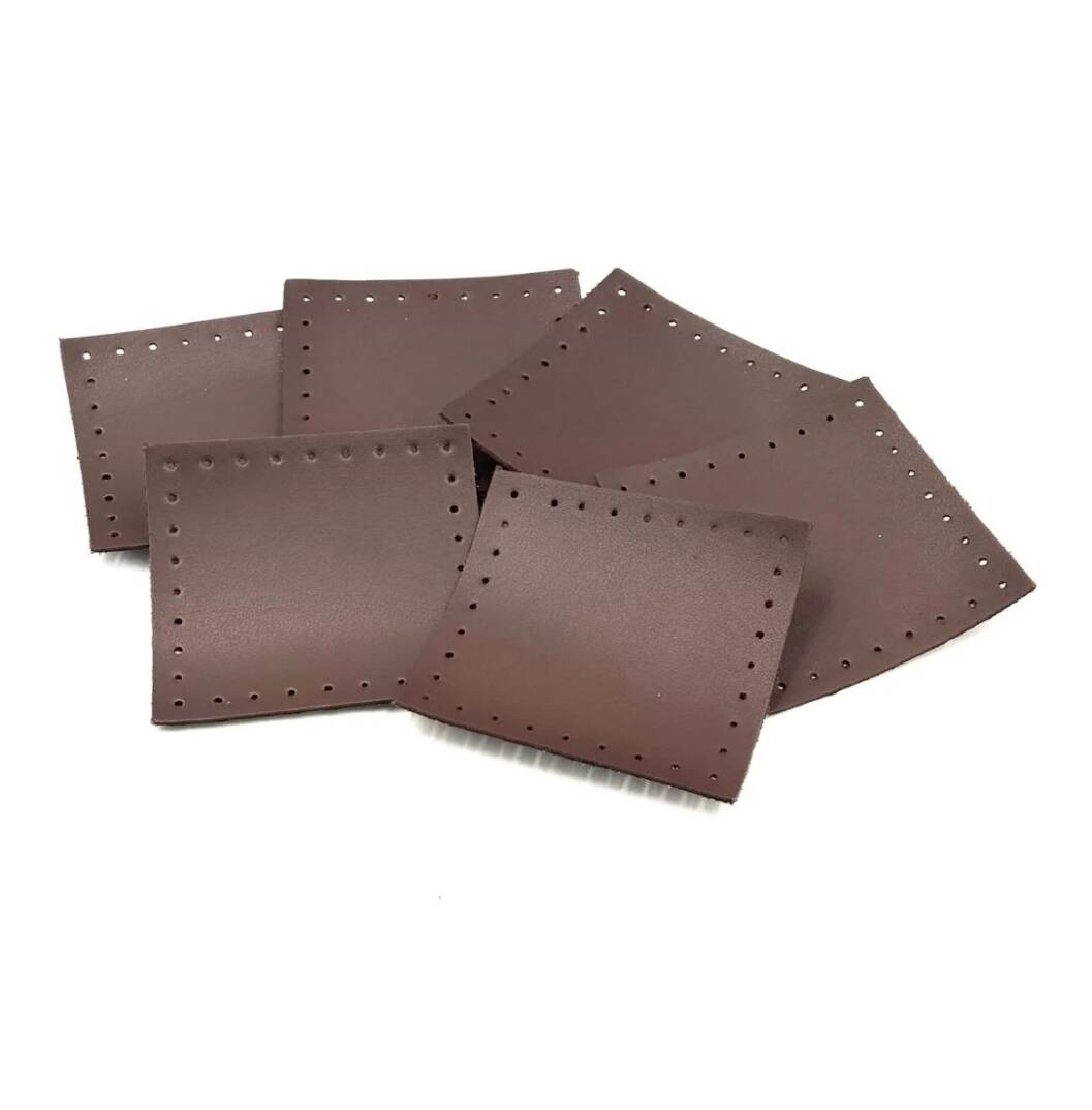 Kare Parça deri  8x8 cm ( 1 adet ) - 4