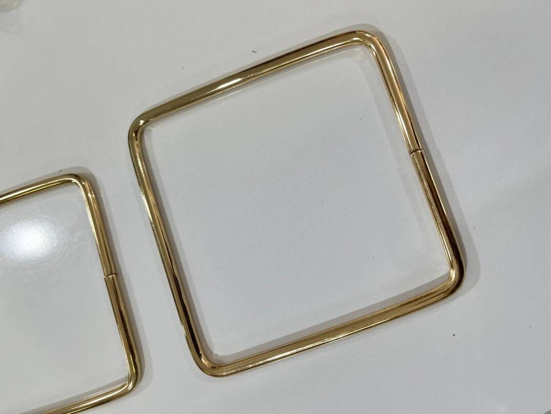 Metal kare  model çanta sapı(asimetrik) - 3