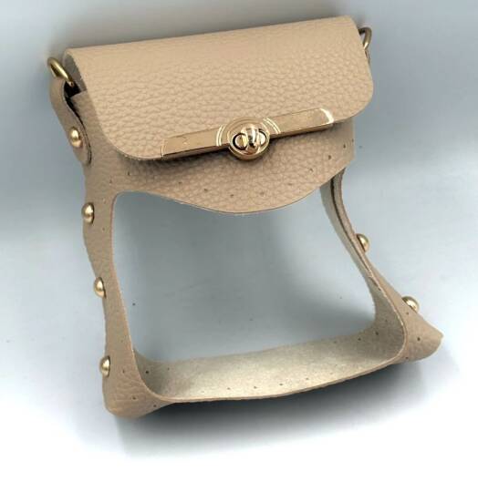 Oymalı Çanta Seti - Taba - 5