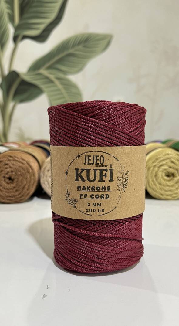 PP Makrome 2 mm  Bordo - 1