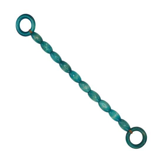 Renkli Ahşap Varil Boncuklu Çanta Sapı 40 CM ( çifti ) - 2