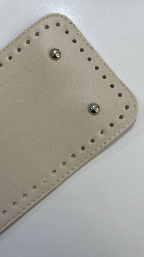 Rivetli Çanta tabanı dikdörtgen 12x30 cm - 3