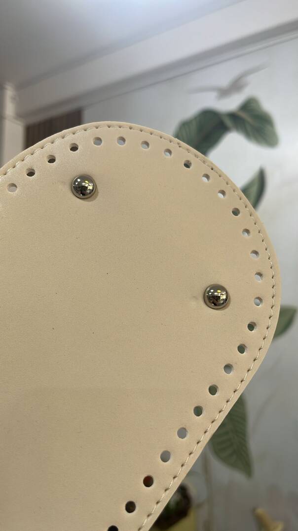 Rivetli Oval çanta tabanı 13x27 - 3