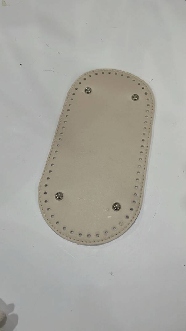 Rivetli Oval çanta tabanı 13x27 - 4