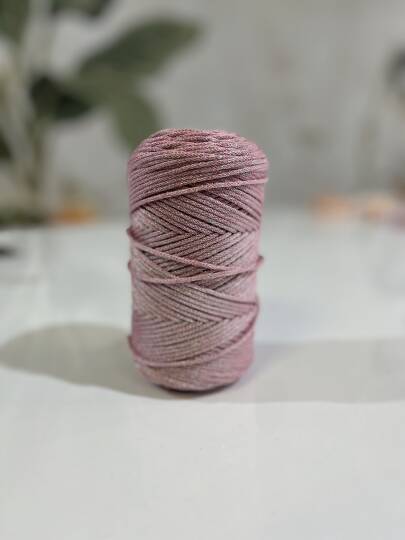 Simli cord - açık pembe