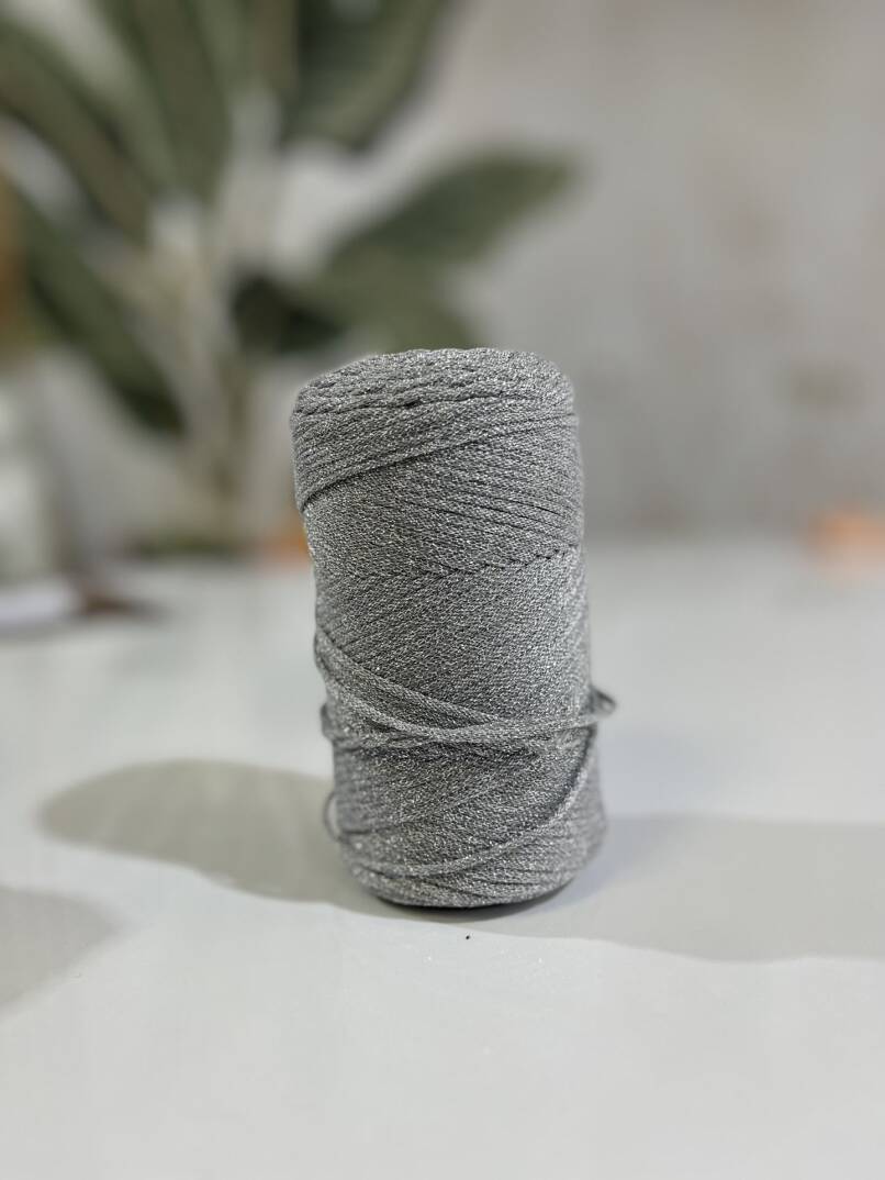 Simli cord - gümüş - 1