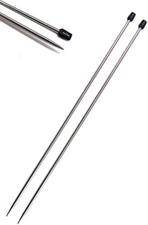 Sultan 35 cm lüx çelik titanyum şiş - 2