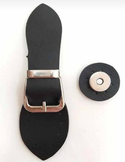 tokalı mıknatıslı kapak midi boy çanta kapama - 1