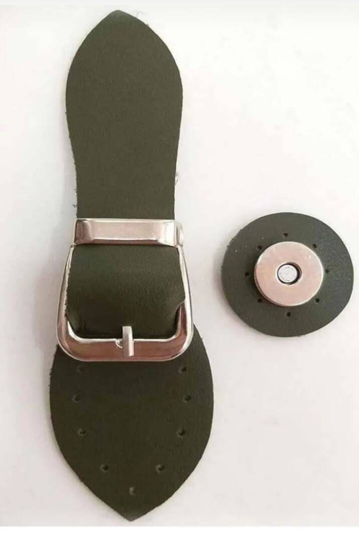 tokalı mıknatıslı kapak midi boy çanta kapama - 4