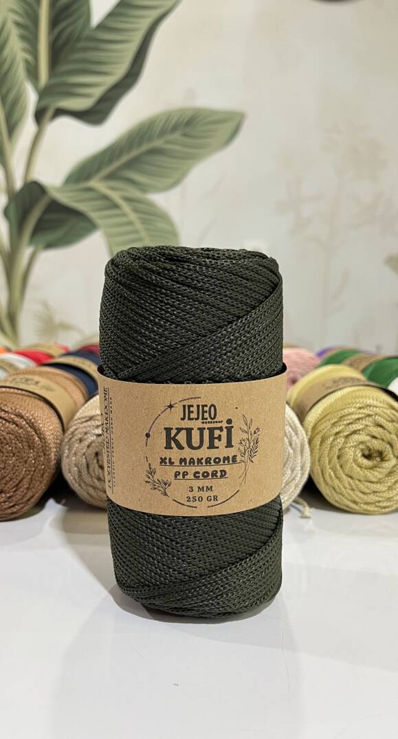 XL Pp Makrome  Koyu yeşil - 1