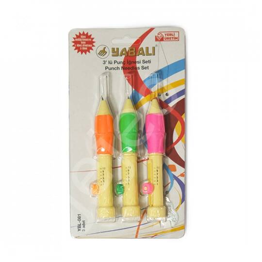 Yabalı 3lü Punch Iğnesi Seti Ybl-081 - 1